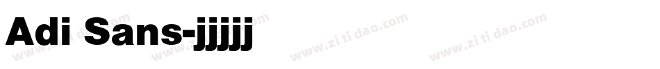 Adi Sans字体转换